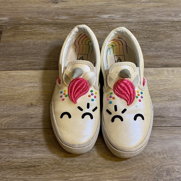 Vans little Gil unicorn slip-on shoes - Picture 1 of 6